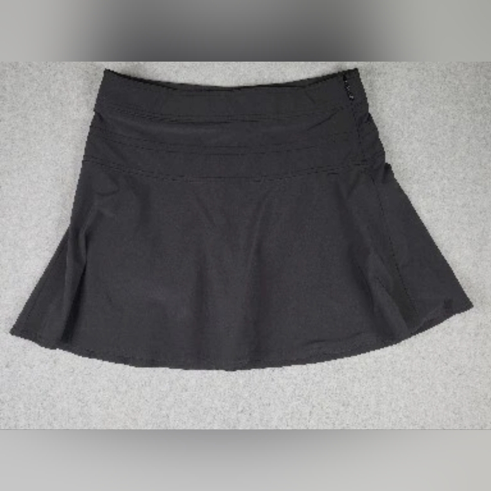 Athleta Black A-Line Mini Skort Athletic